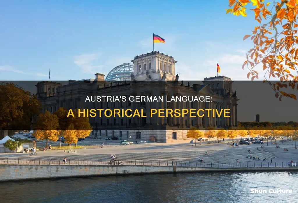 when did austria start speaking german