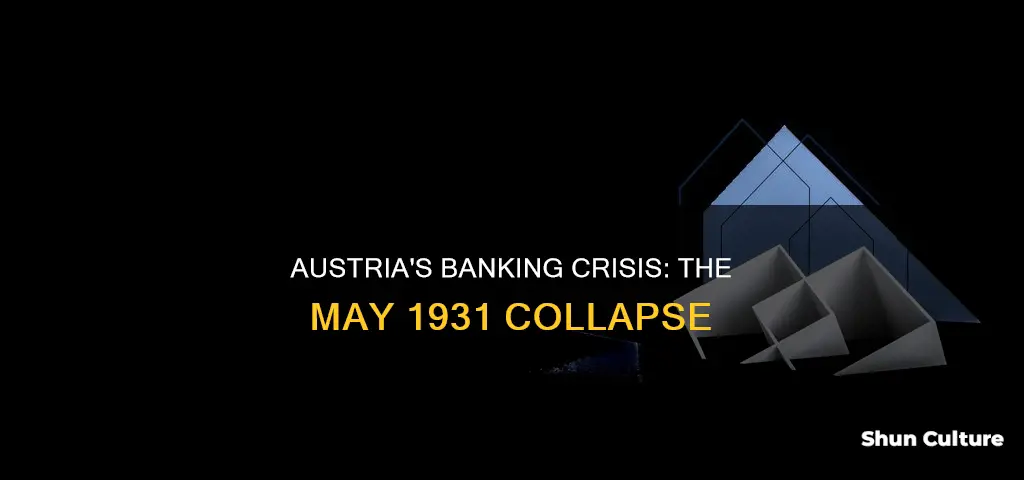 when did austrian bank collapse in may 1931