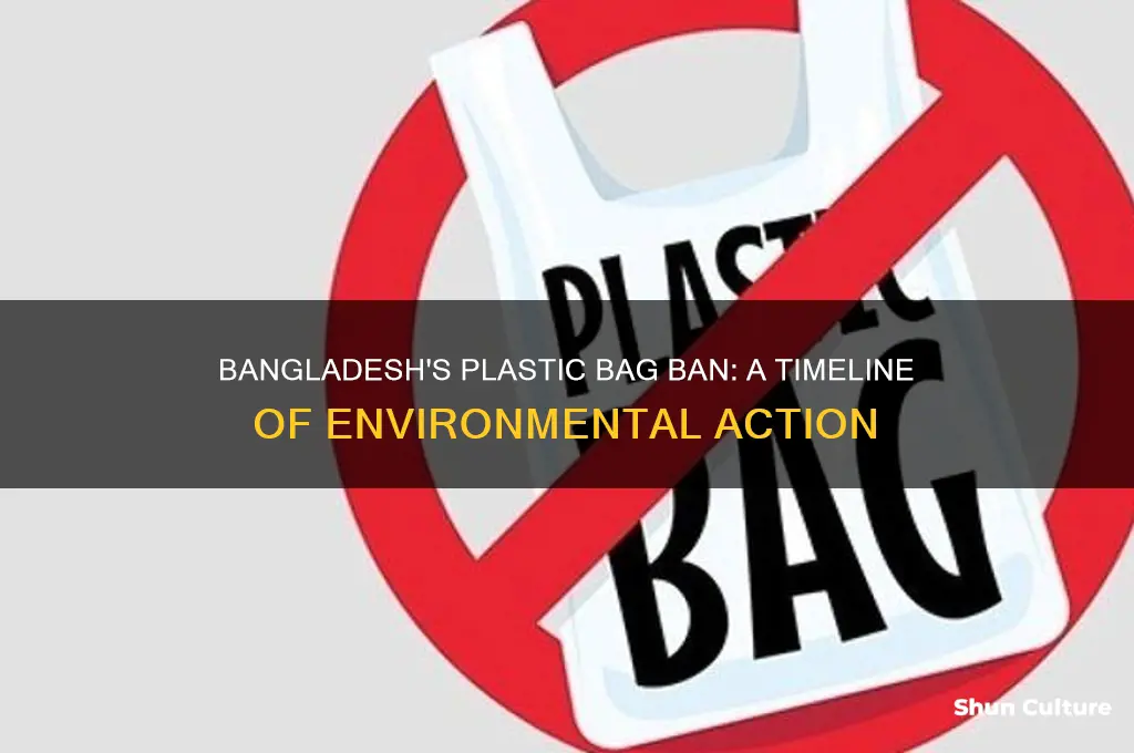 when did bangladesh ban plastic bags