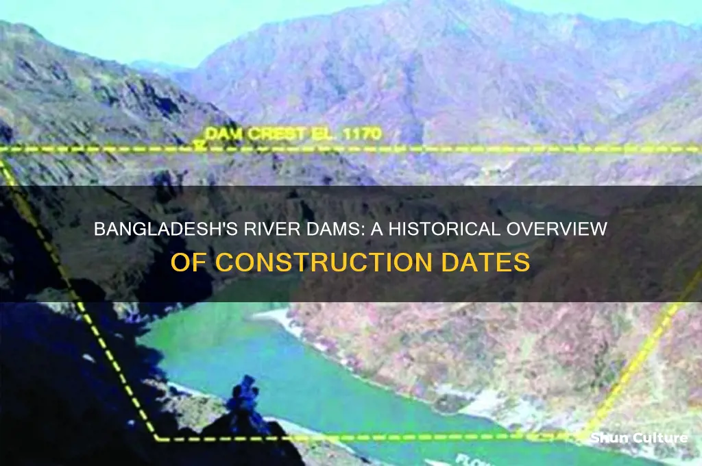 when did bangladesh dam rivers