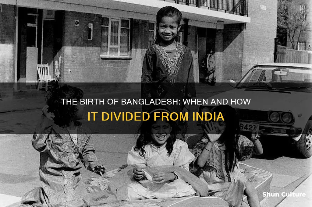 when did bangladesh divided from india