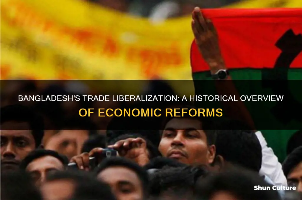 when did bangladesh liberalize their trade