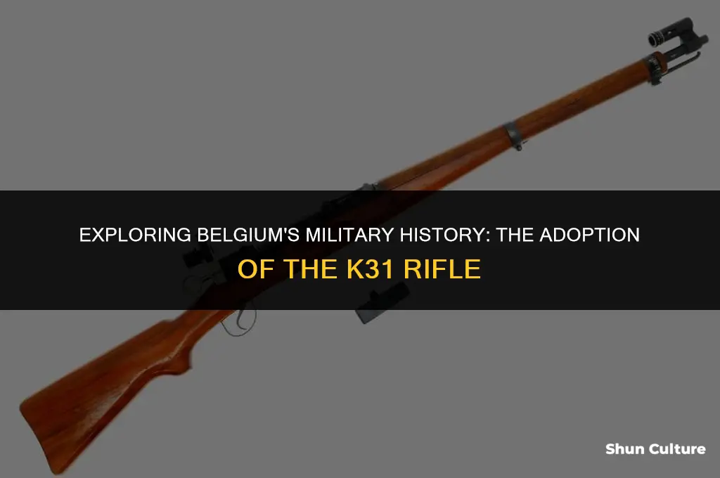 when did belgium adopt the k31