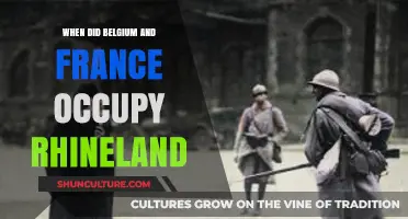 Belgium and France's Rhineland Occupation: A Historical Overview