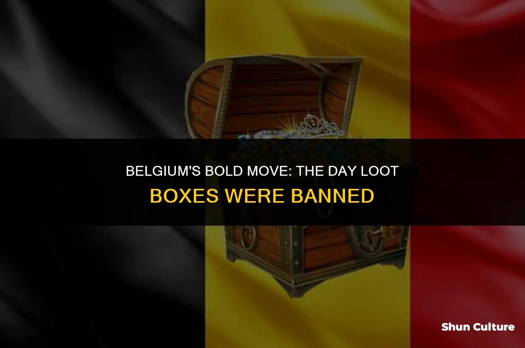 when did belgium ban loot boxes