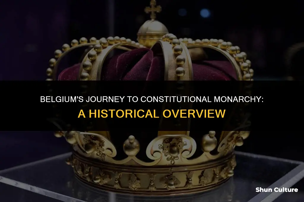 when did belgium become a constitutional monarchy