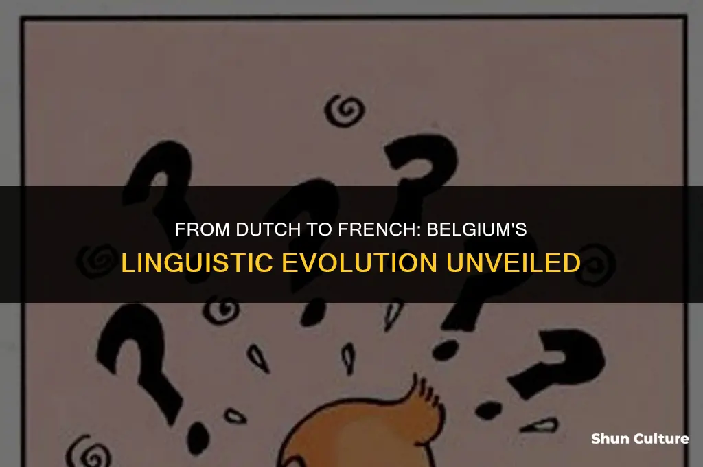 when did belgium become a french speaking country