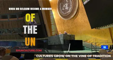 Belgium's Journey to UN Membership: A Historical Overview