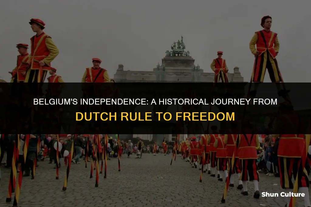 when did belgium become free from holland