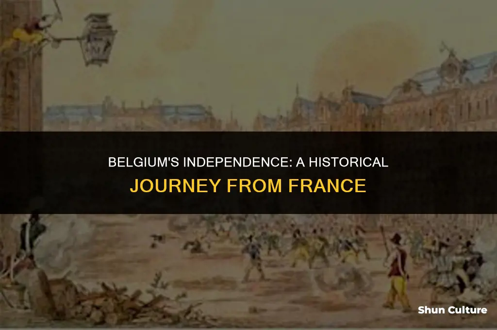 when did belgium become independent from france