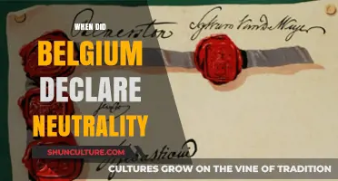 Belgium's Neutrality Declaration: A Historical Turning Point