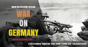 Belgium's Declaration of War Against Germany: A Historical Timeline