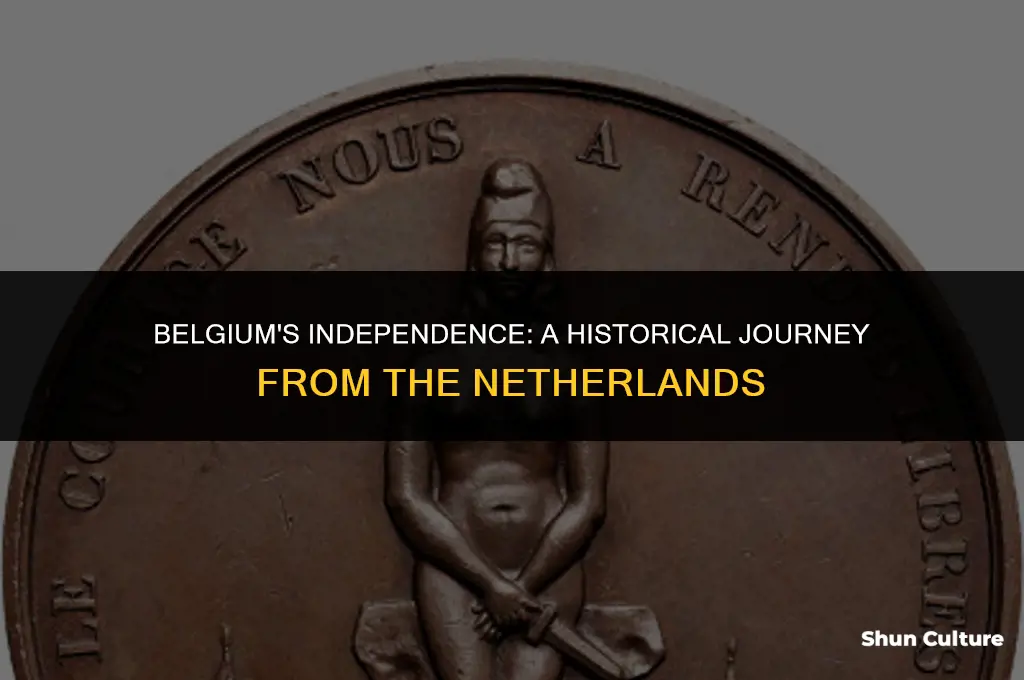 when did belgium gane independence from the netherlands