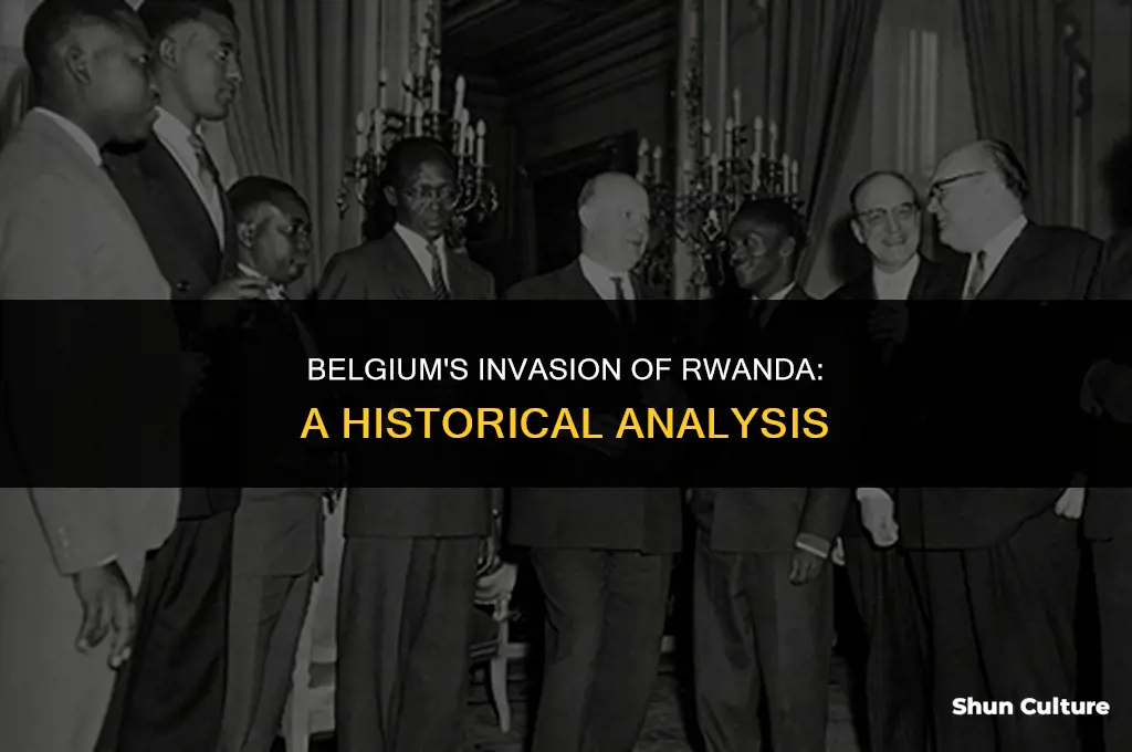 when did belgium invade rwanda