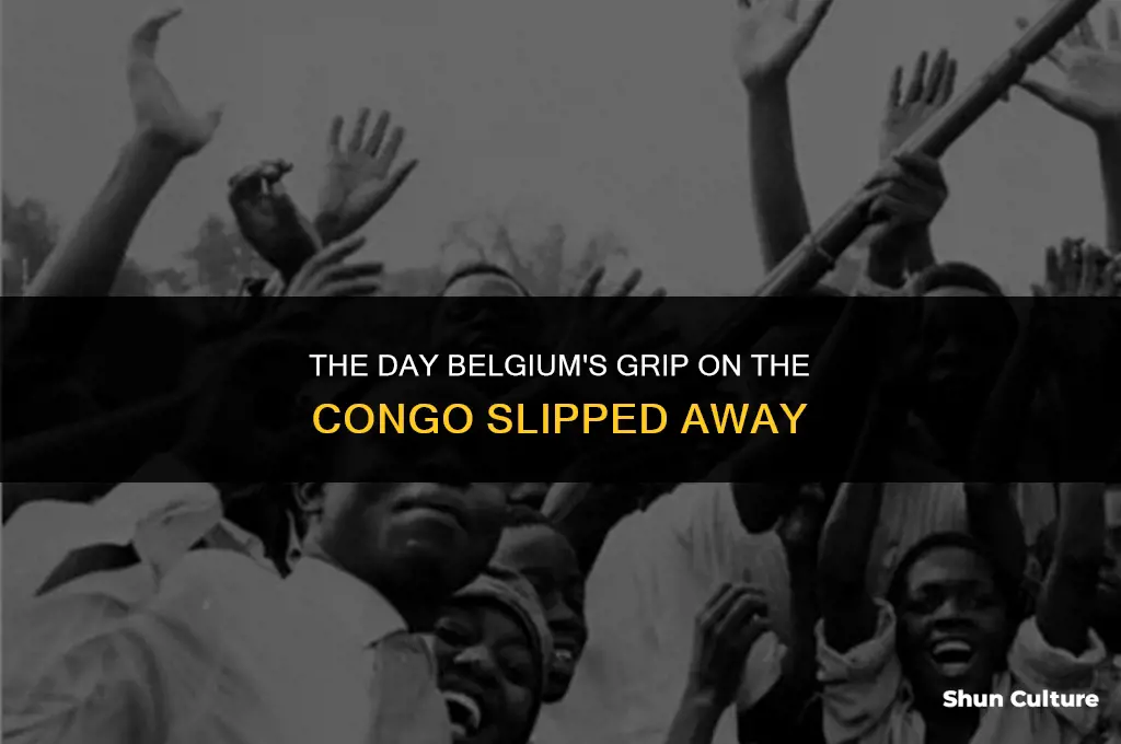 when did belgium lose the congo