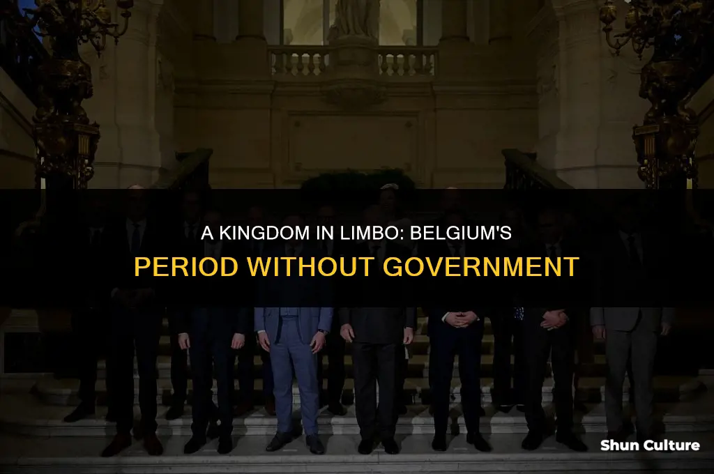 when did belgium not have a government