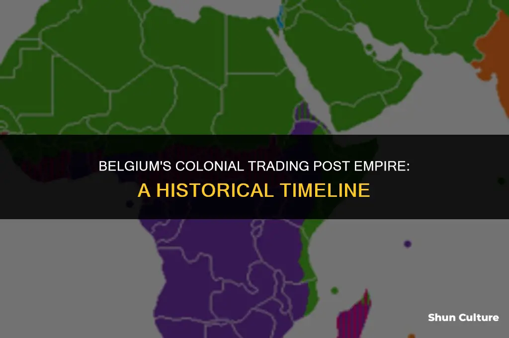 when did belgium set up trading post empire