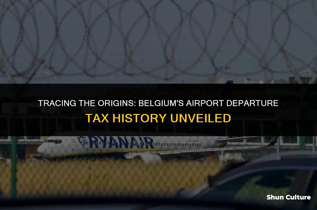 when did belgium start composing airport departure tax