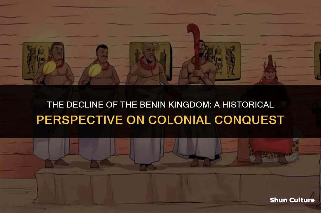 when did benin kingdom fall to colonialism