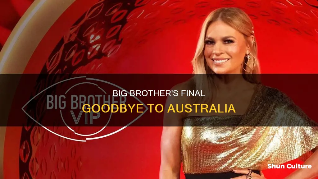 when did big brother end australia