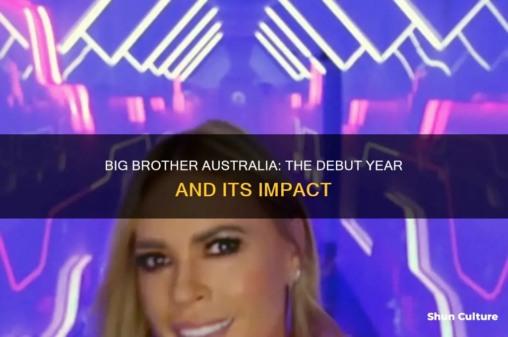 when did big brother first air in australia