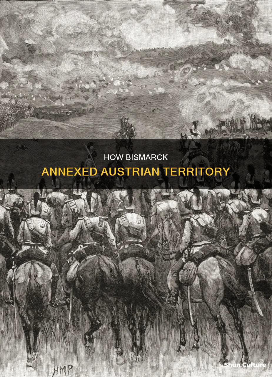 when did bismarck take austrian territory
