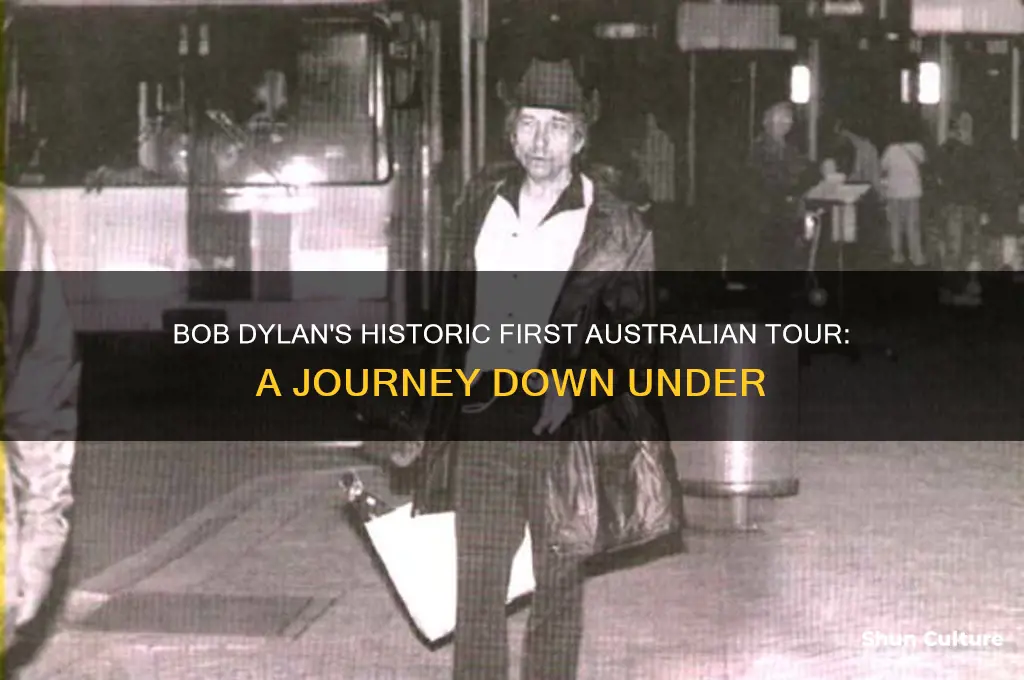 when did bob dylan first tour australia