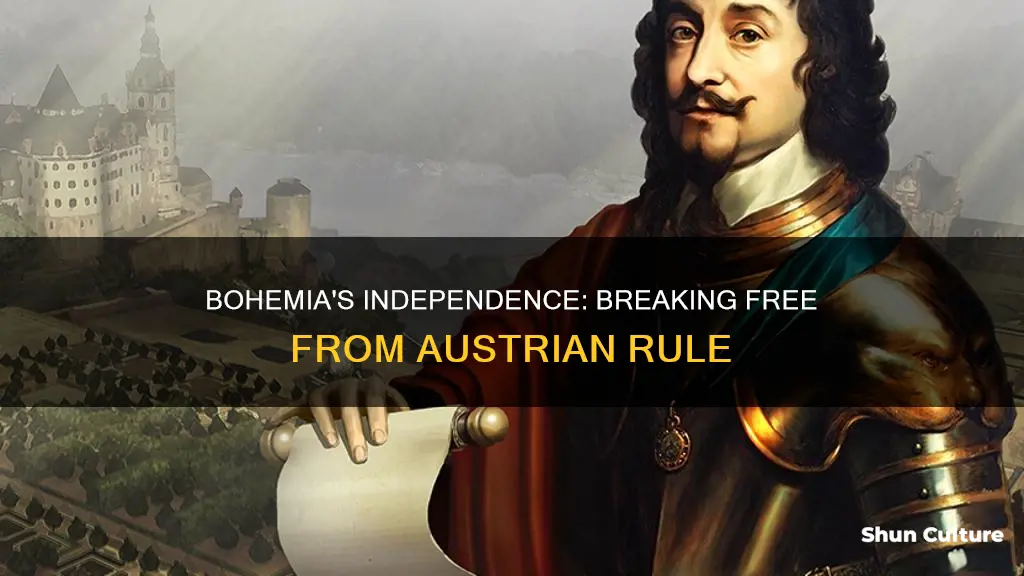 when did bohemia gain independence from austria