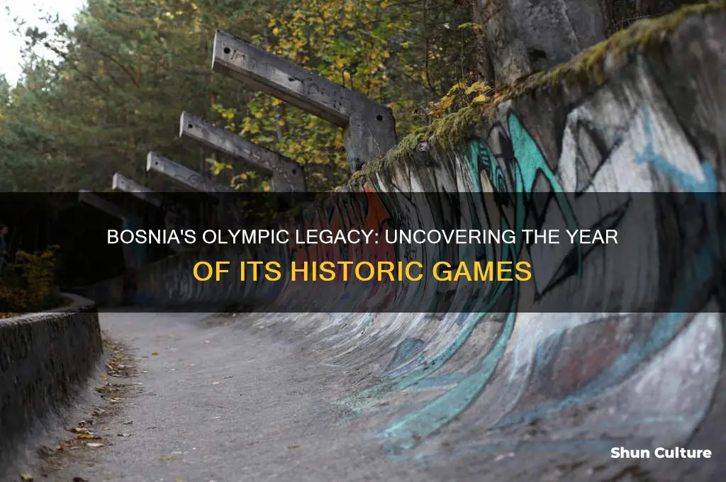 when did bosnia hold the olympics