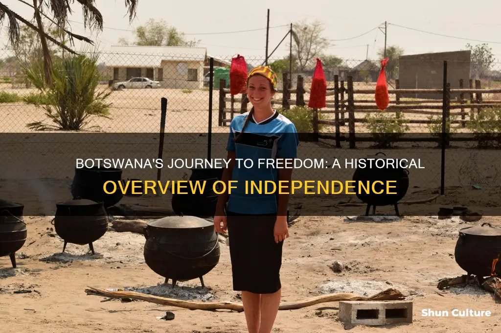 when did botswana gain independence