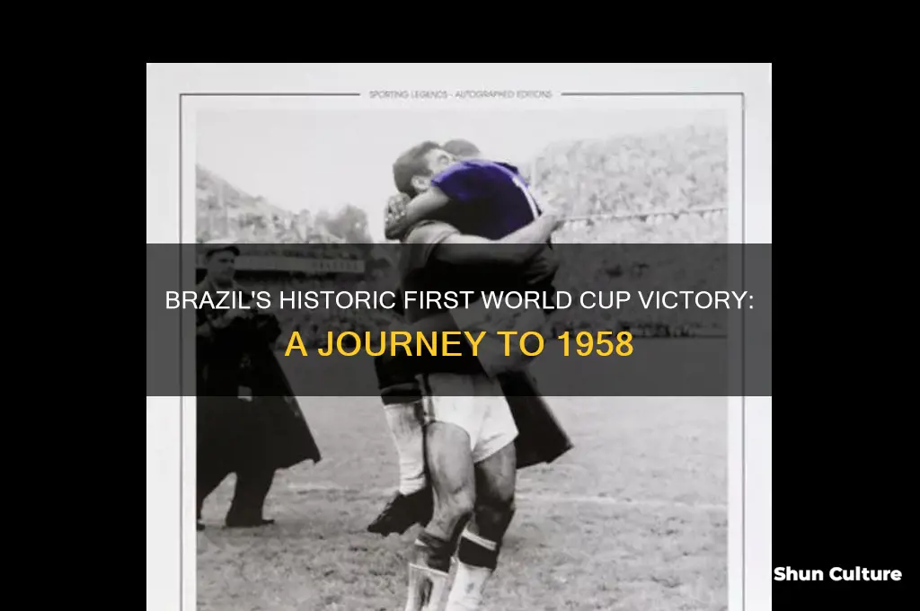 when did brazil win the first world cup
