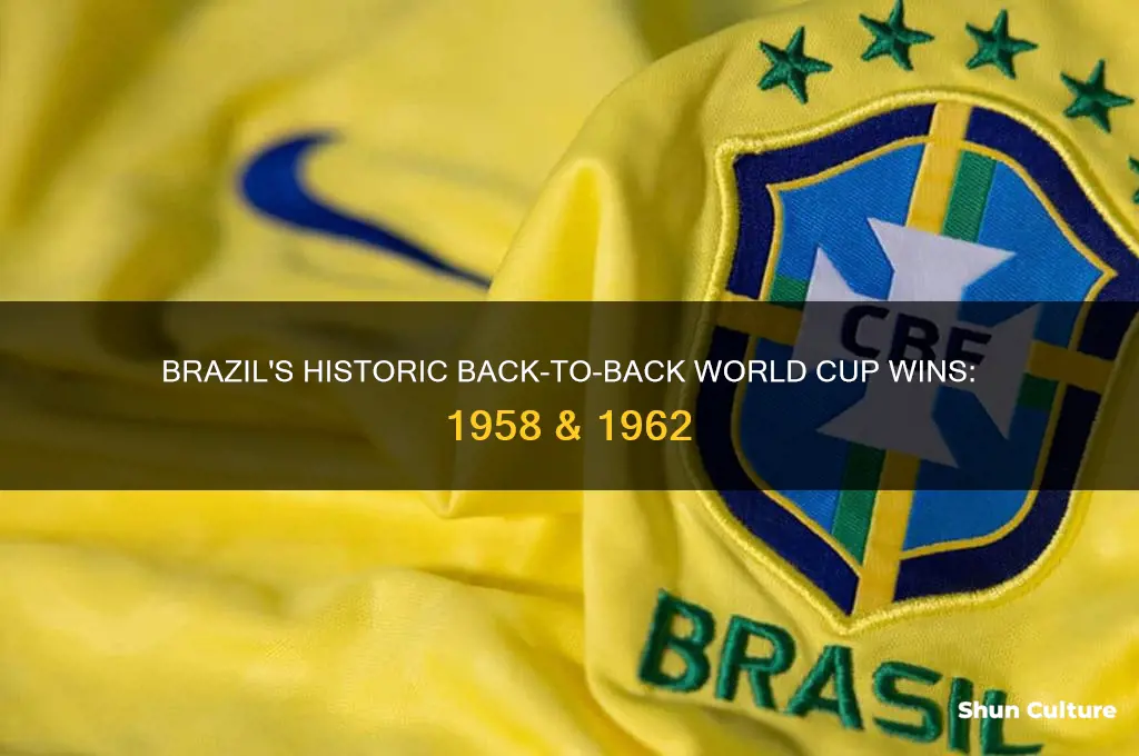 when did brazil win the world cup back to back