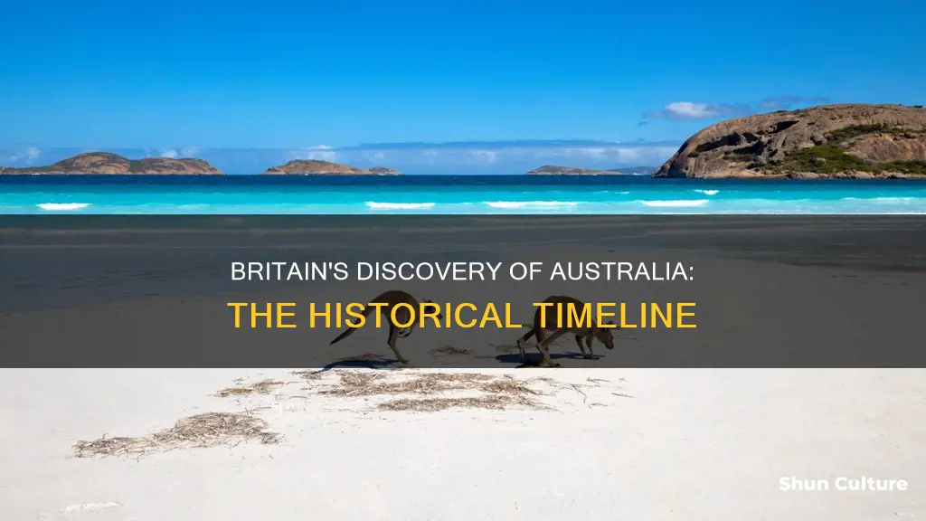 when did britain find australia