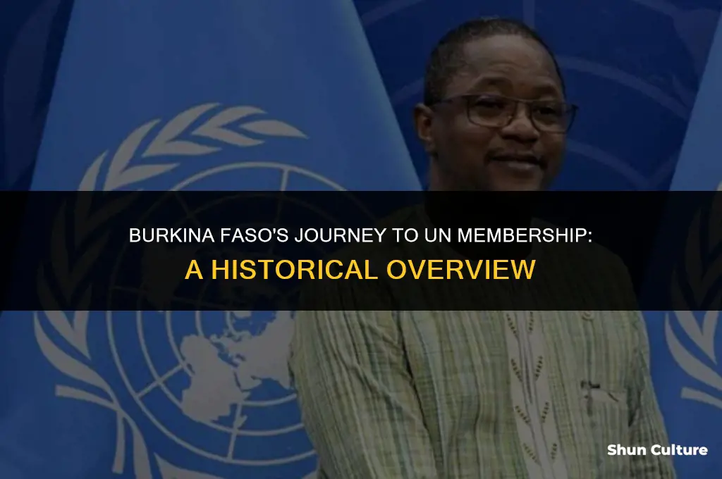 when did burkina faso join the un