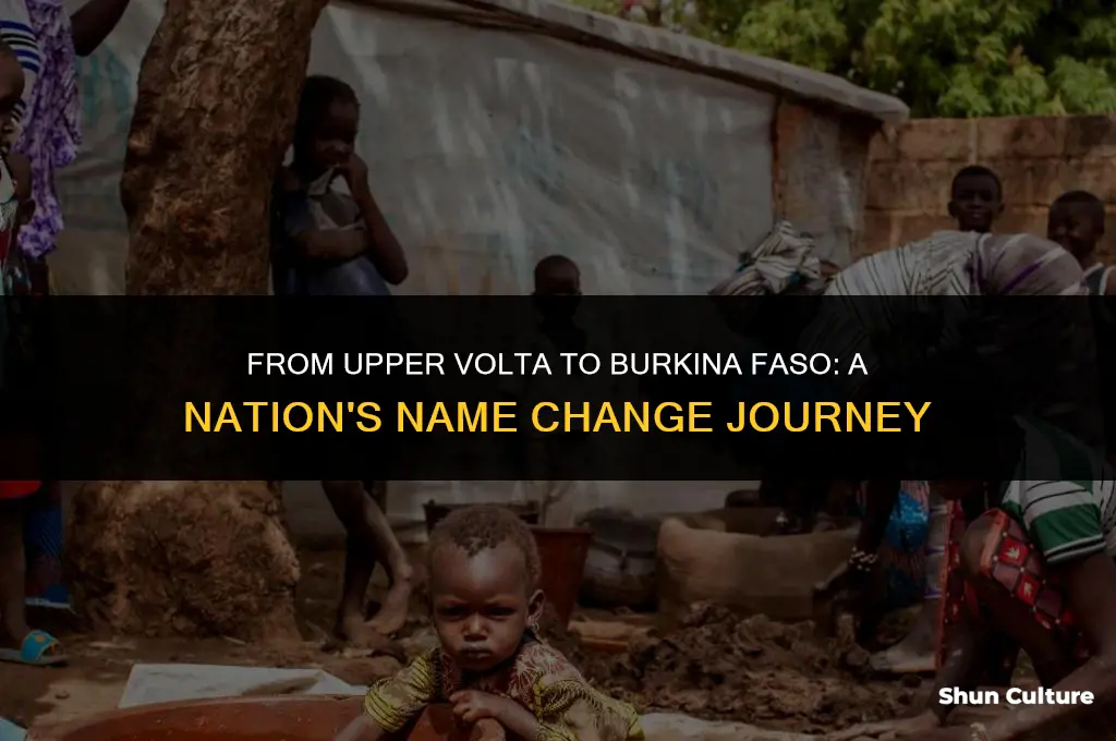 when did burkina faso stop being called upper volta