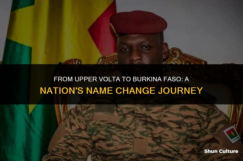 when did burkino faso change its name