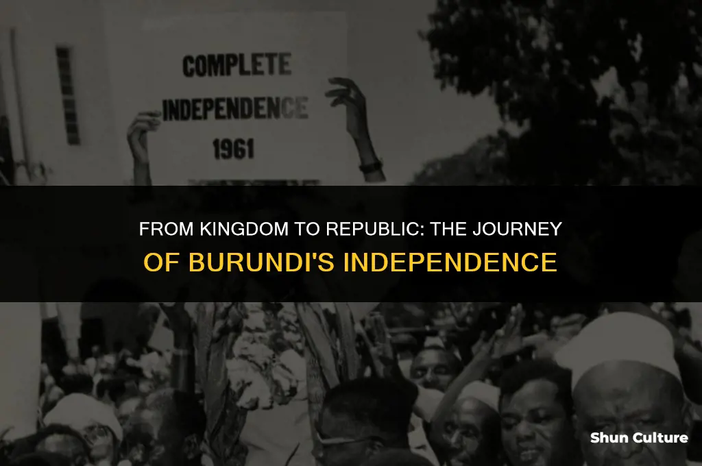 when did burundi became a country