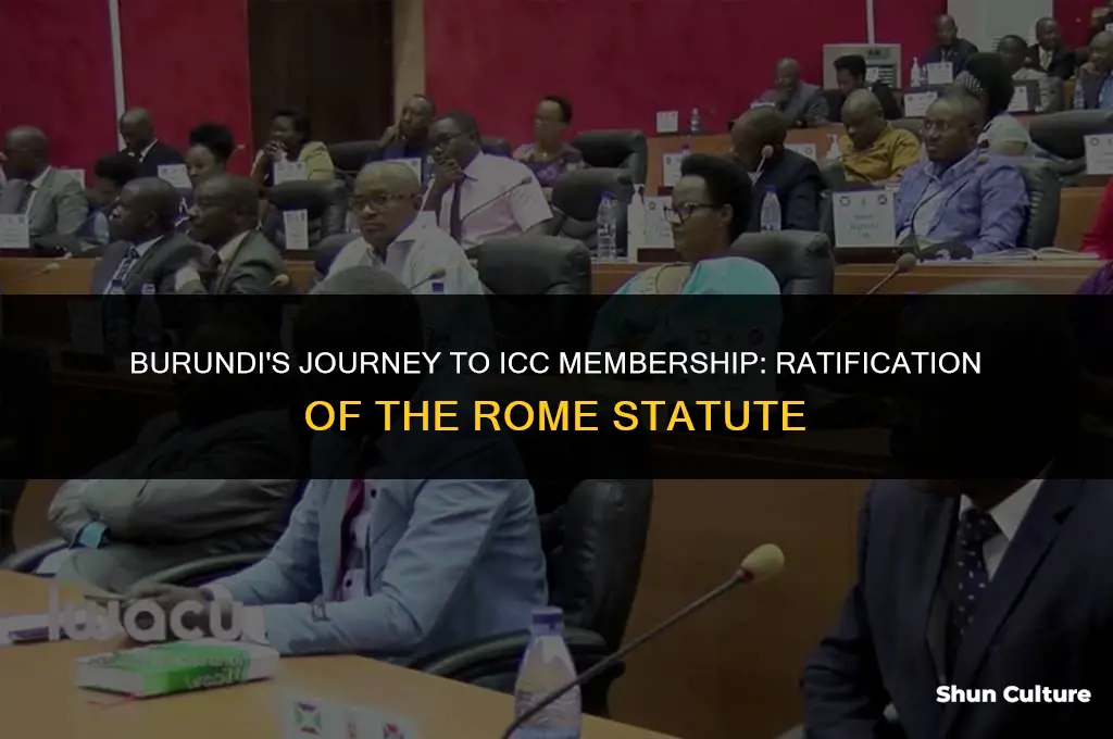 when did burundi ratify the rome statute