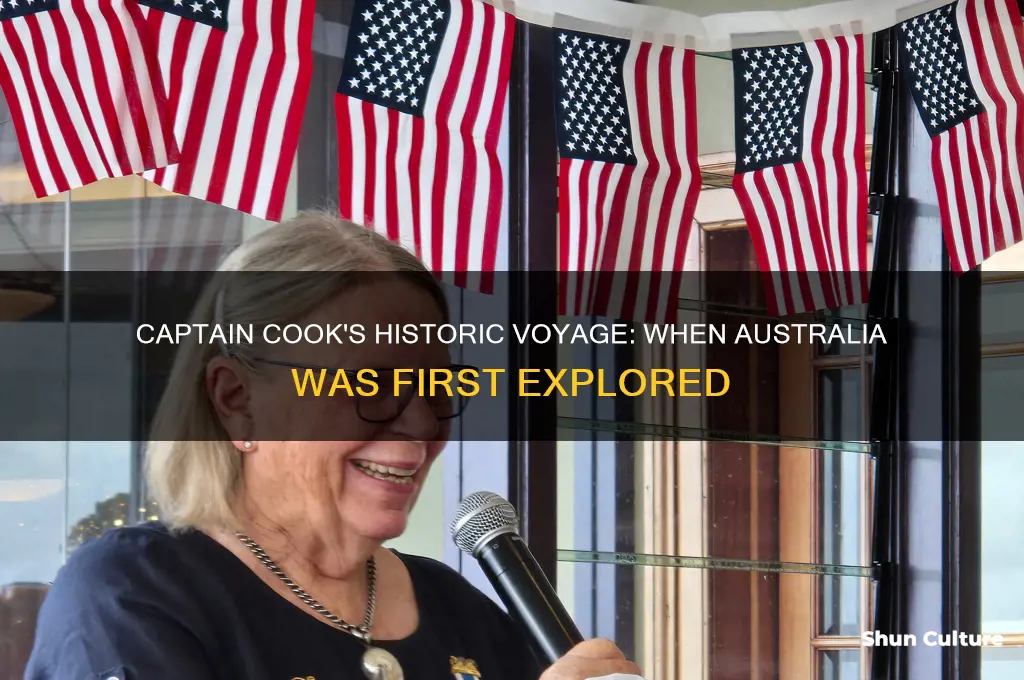 when did captain cook go to australia