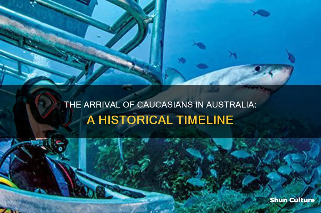 when did caucasians first settle in australia