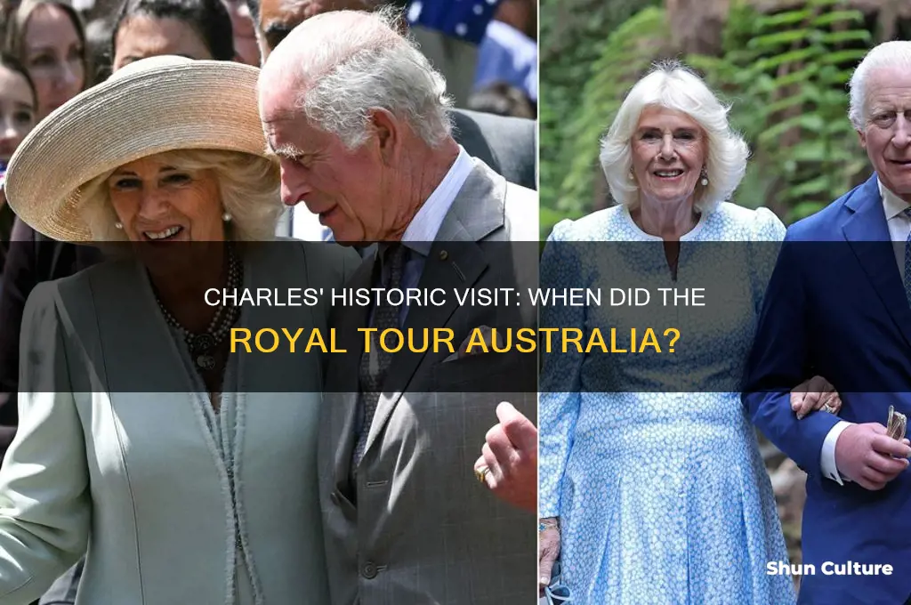 when did charles go to australia