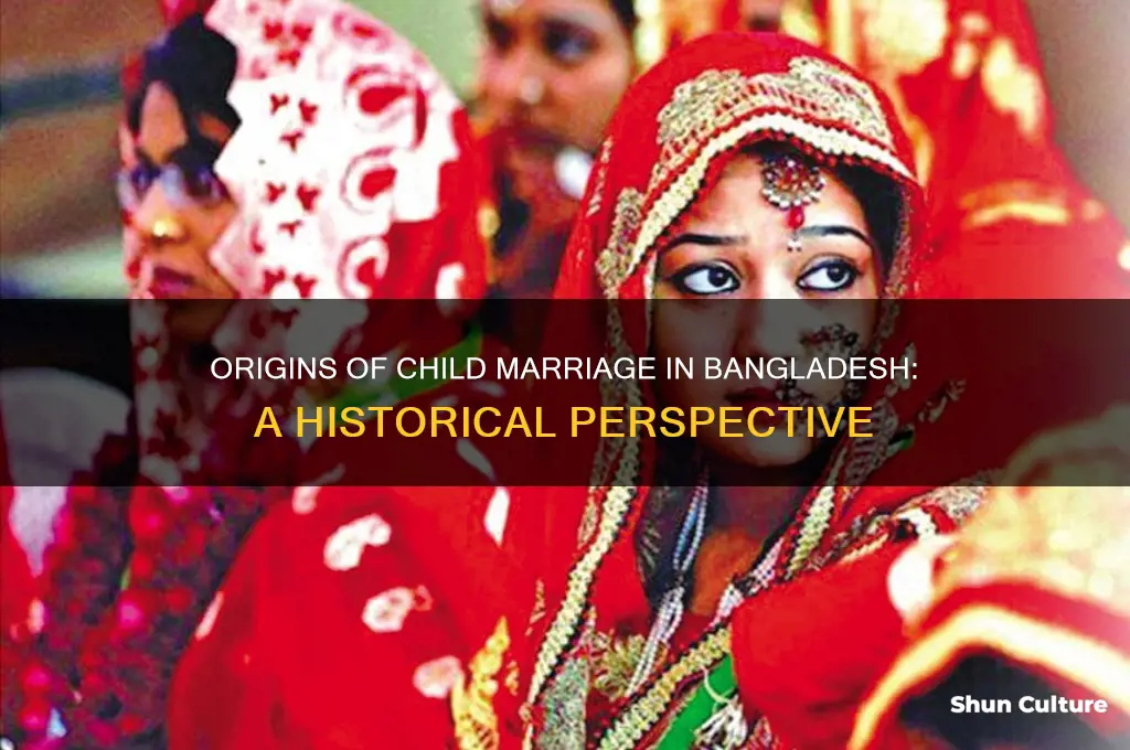 when did child marriage start in bangladesh