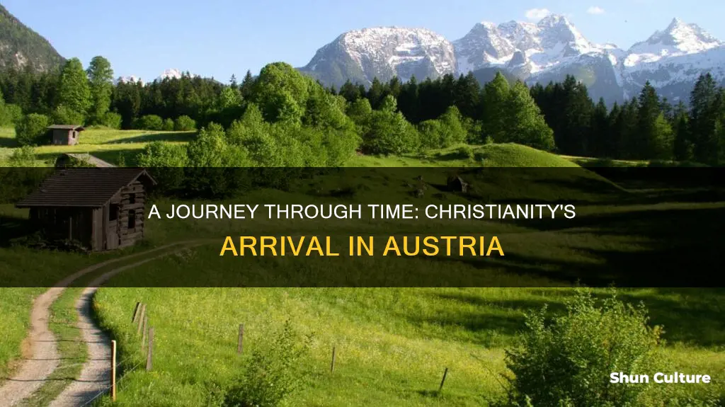 when did christianity come to austria