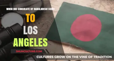 When Did Bangladesh Establish Its Consulate in Los Angeles?