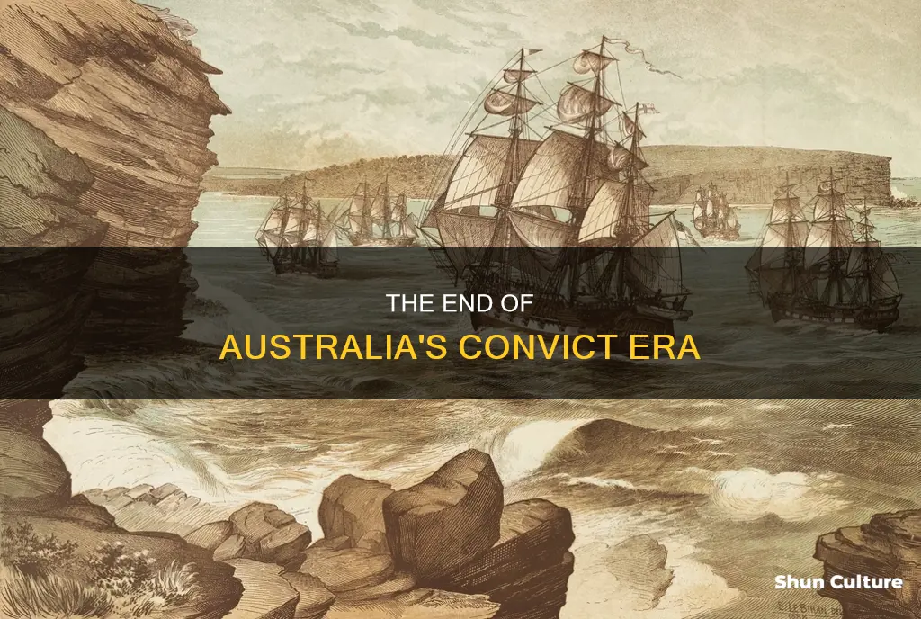 when did convicts stop coming to australia