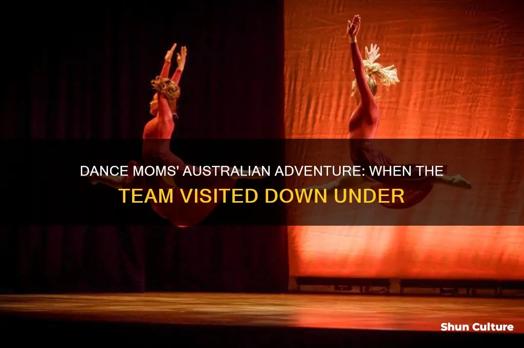 when did dance moms go to australia