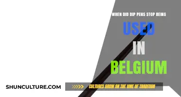The Evolution of Writing Tools: When Dip Pens Fell Out of Favor in Belgium