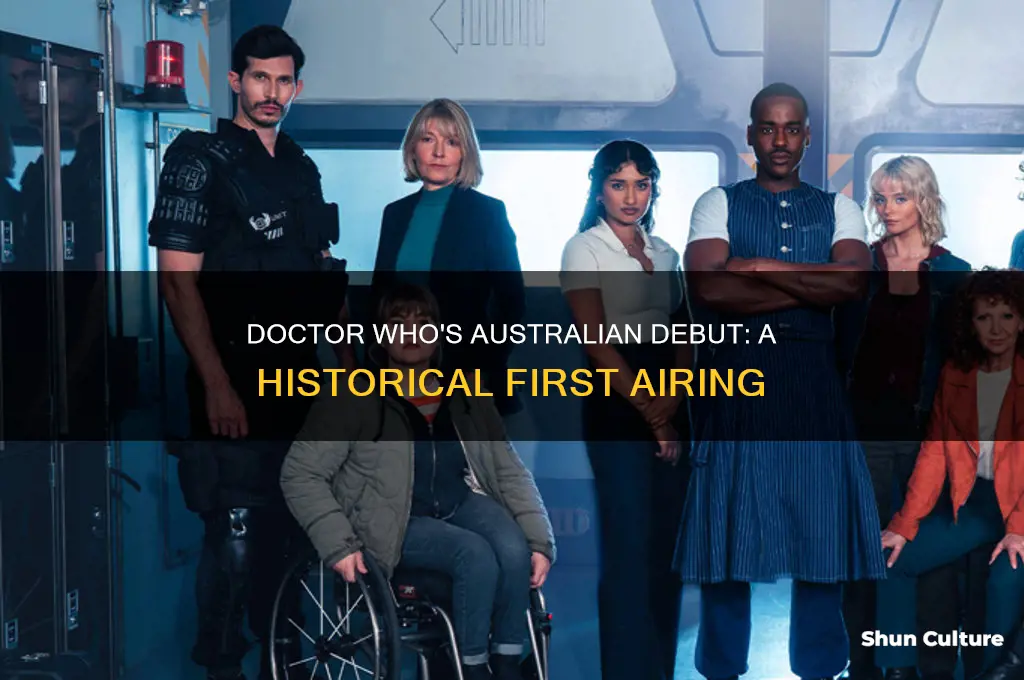 when did doctor who first air in australia
