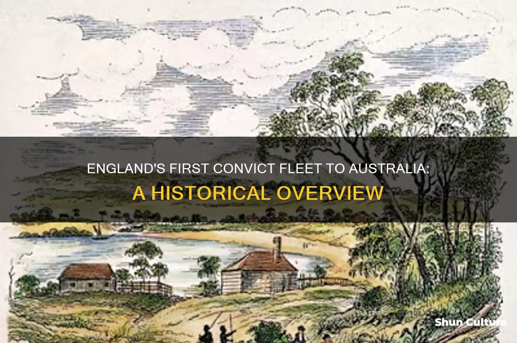 when did england first send convicts to australia