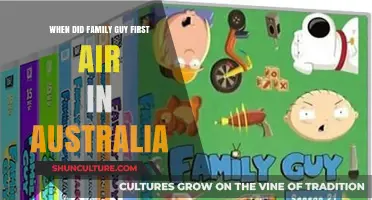 Family Guy's Australian Debut: A Look at Its First Airing